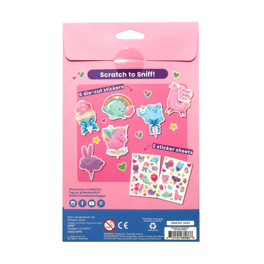 Pegatinas perfumadas - Stickiville Fluffy Cotton Candy