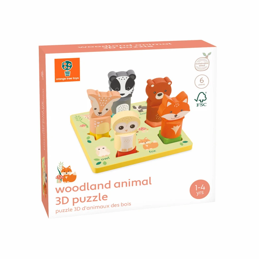 3D animal puzzle, Orange Tree Toys