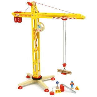 Wooden crane