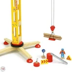 Wooden crane