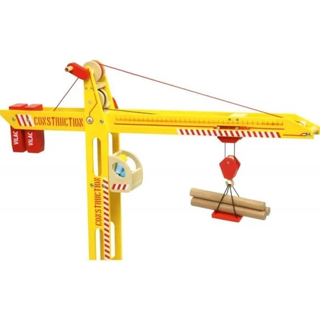 Wooden crane