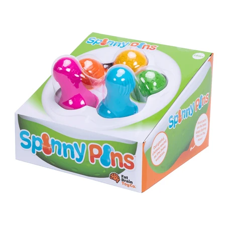 Spinny Pins - Bolos móviles - Emparejar, combinar y destreza para el bebé