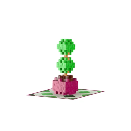 Plus-Plus Baukasten, PLANTS - Formschnitt