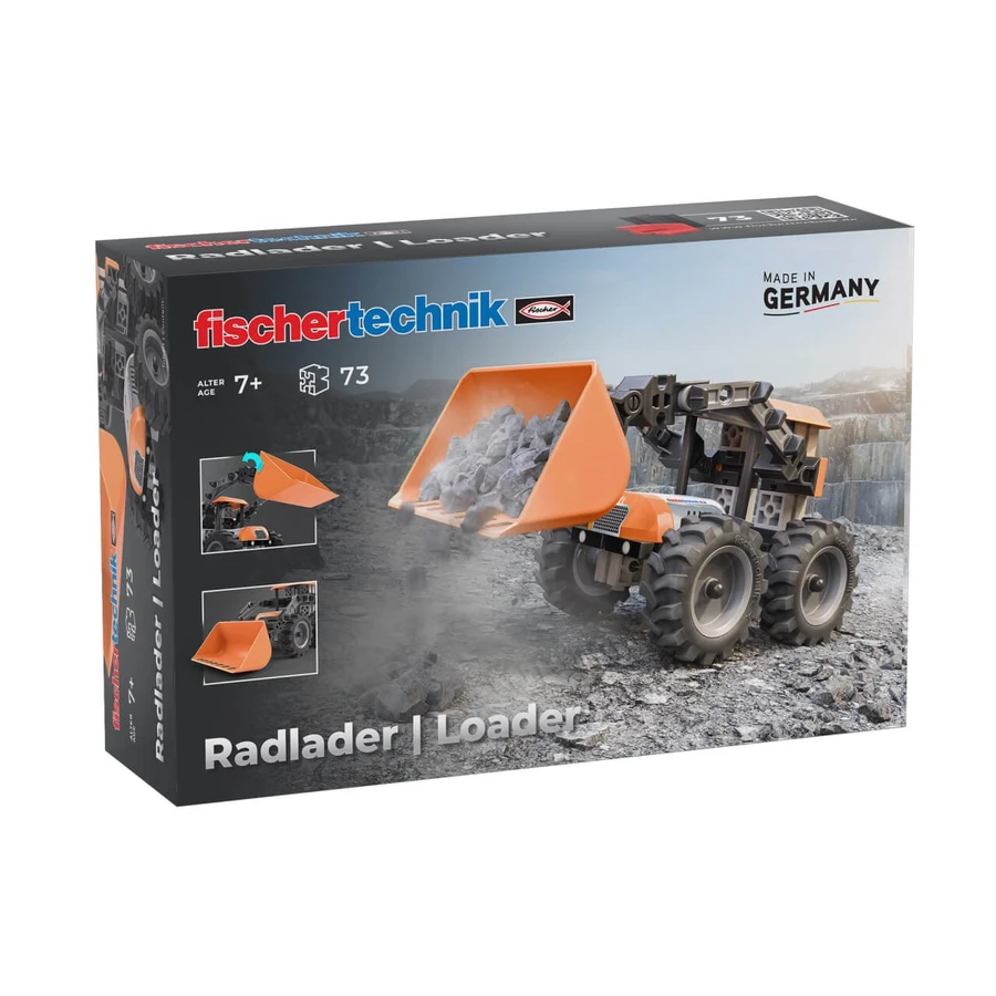 STEM Kit Voorlader om te monteren en te bedienen, Fischertechnik