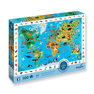World Map Puzzle 100 Pcs