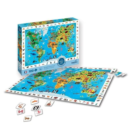 World Map Puzzle 100 Pcs