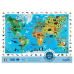 World Map Puzzle 100 Pcs