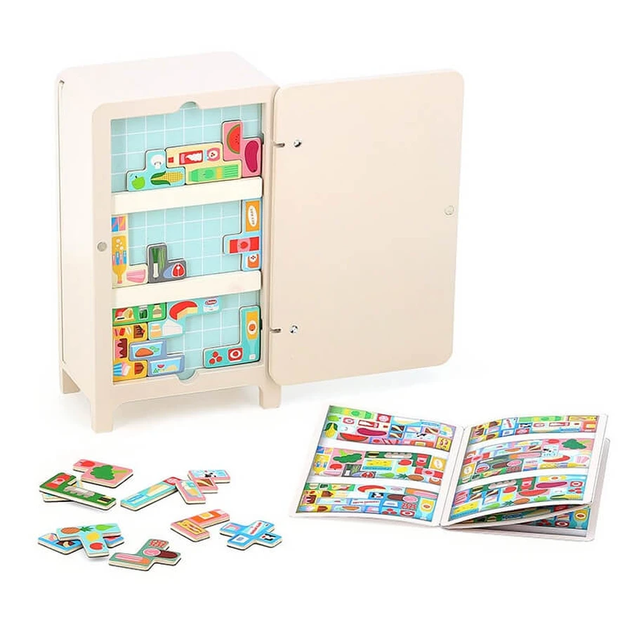 Logisch spel - Magnetische koelkast puzzel - Vilac