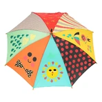 Parapluie enfant avec manche en bois - Chat rouge - Vilac