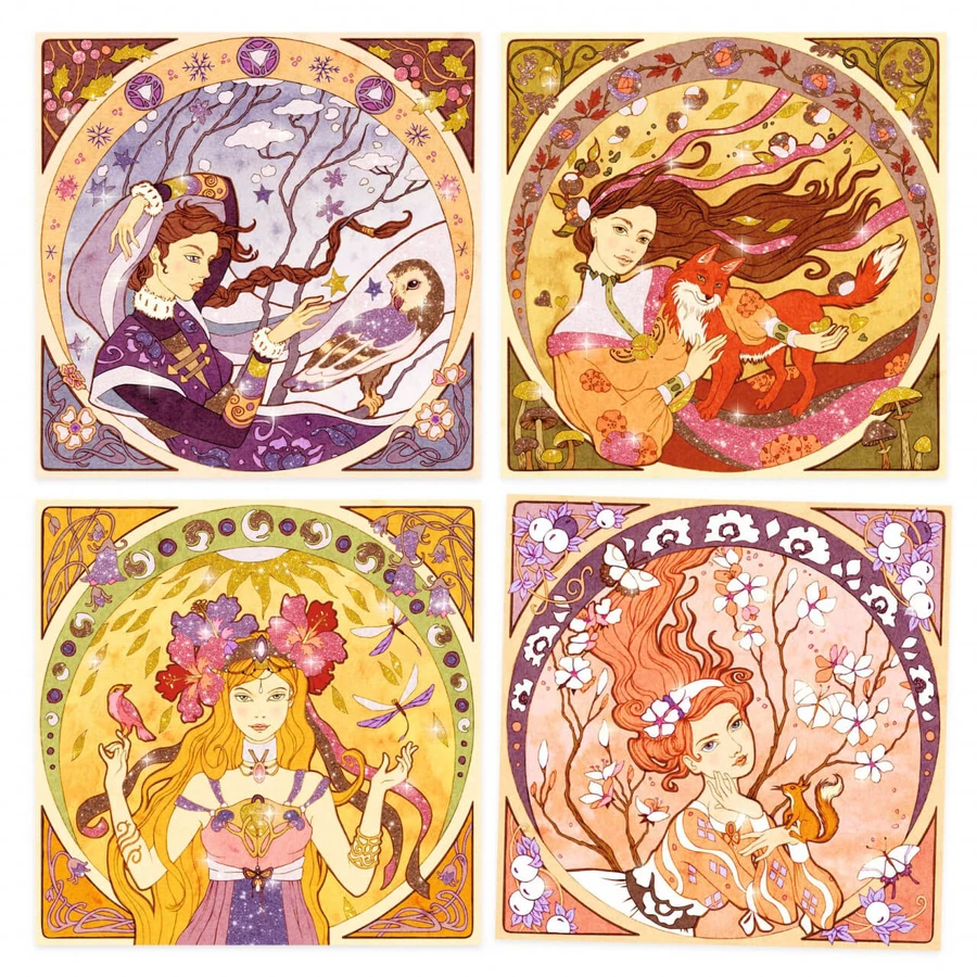 Inspiré par Mucha, Djeco