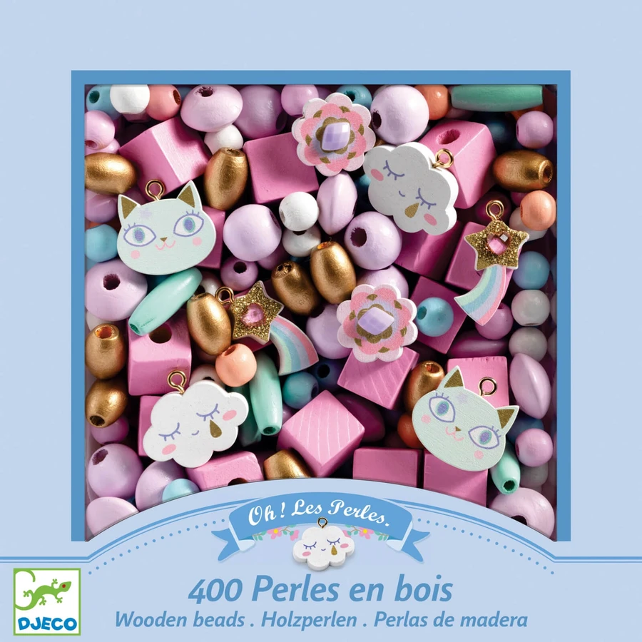 Rainbow beads, Djeco beads Rainbow