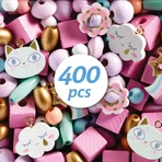 Rainbow beads, Djeco beads Rainbow