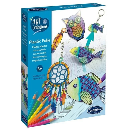 Kit de magia creativa de plástico - Llaveros e imanes