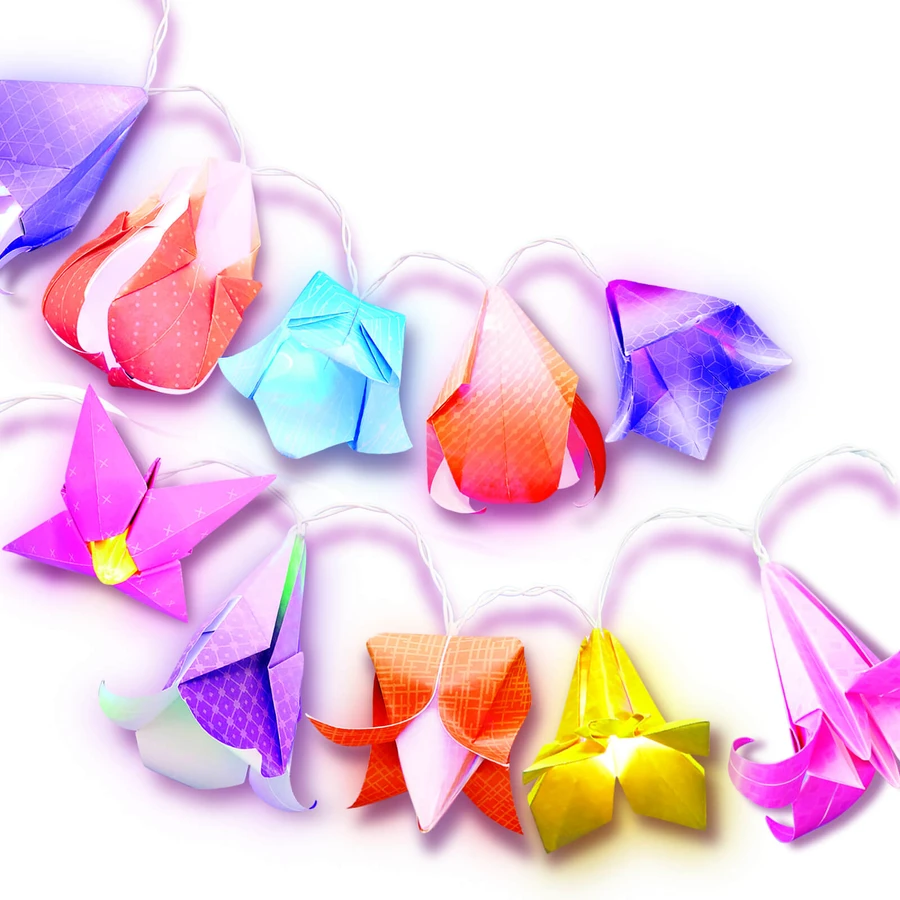 Creative DIY set - Origami flower lights