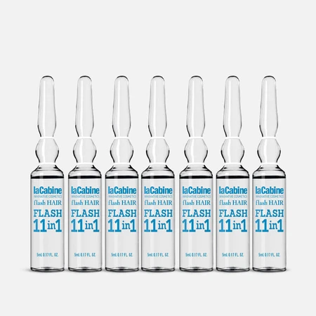 LA CABINE - FH 11 in 1 FLASH HAIR flacons voor haar 7X5 ml