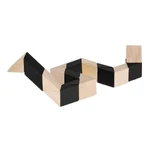 Juego de lógica, serpiente negra natural
