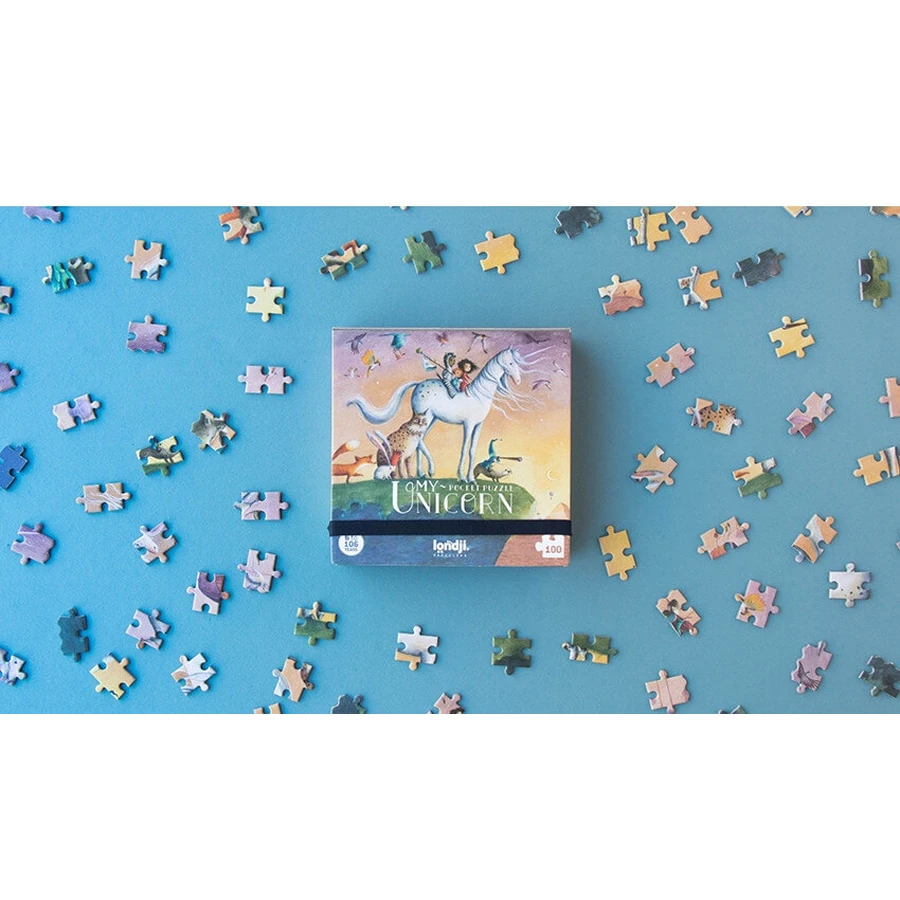 Mikro-Puzzle Einhorn