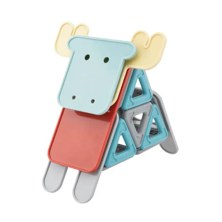 Jeu de construction magnétique - Magformers Animals, 40 pièces