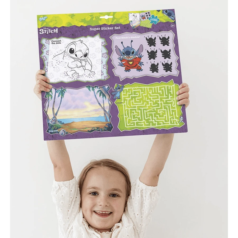 Jeu d'autocollants Super Disney Lilo et Stitch