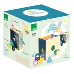 Wooden shape sorting box - Sound cubes - Vilac