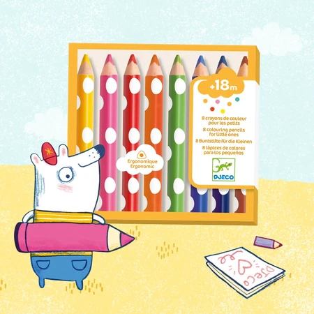 Coloring pencils for baby, Djeco