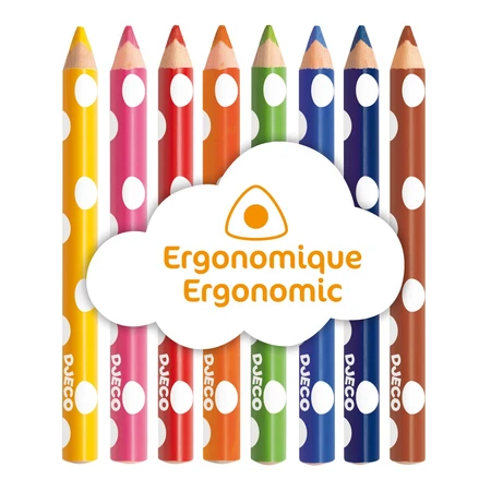 Coloring pencils for baby, Djeco