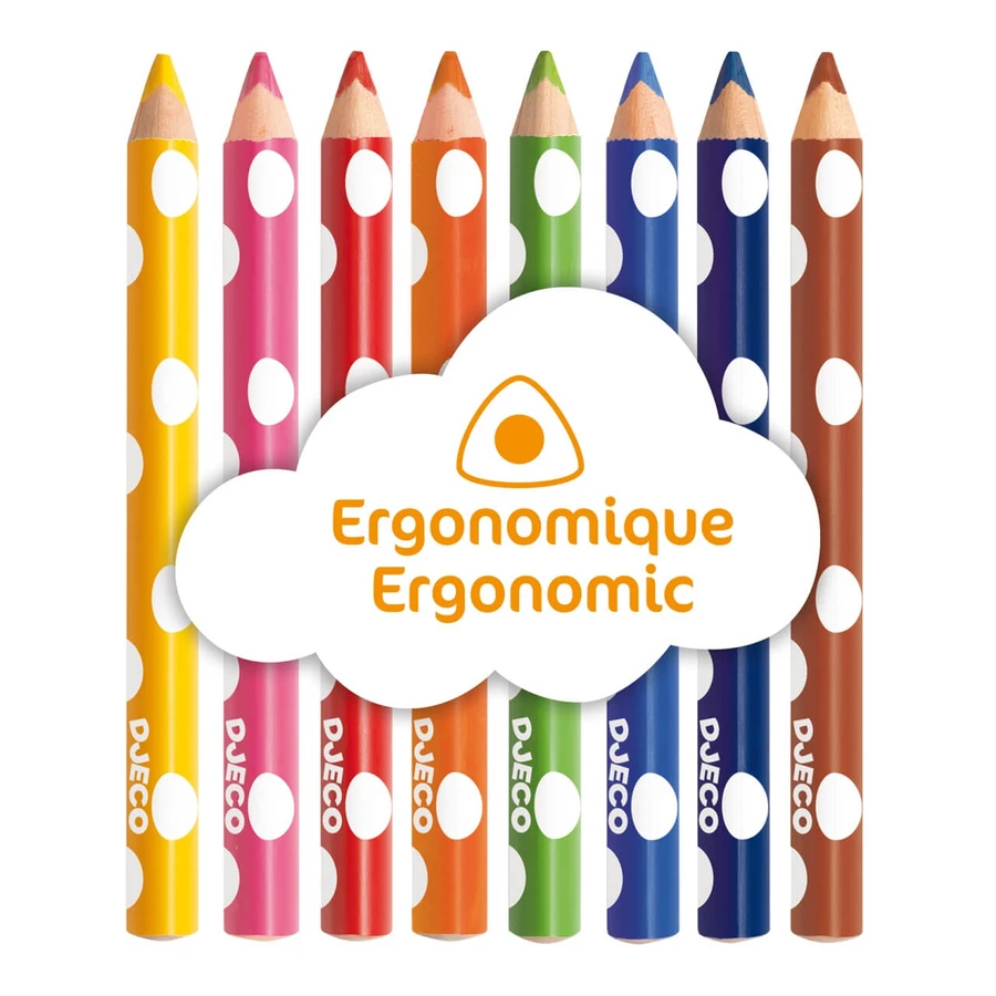 Coloring pencils for baby, Djeco
