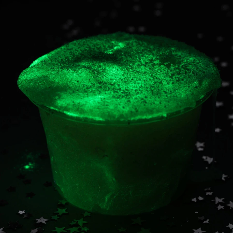 Doe-het-zelf experimenteer set SLIME - GLOW IN THE DARK XL
