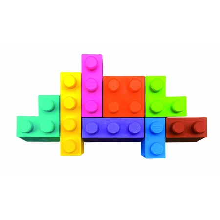 Block Crayons Interlinkable Block Crayons - Dinosaur Triceratops, Haku Yoka