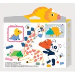 Block Crayons Interlinkable Block Crayons - Dinosaur Triceratops, Haku Yoka