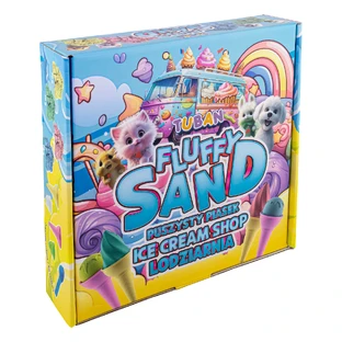 Set Fluffy Sand 4 colors with accessories - Inghetata