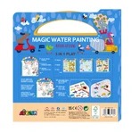 Tragbares Wasser-Malbuch, Aufkleber und Spiele - Reiten & Fliegen