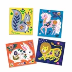 Set creativo con cuentas, animales y flores
