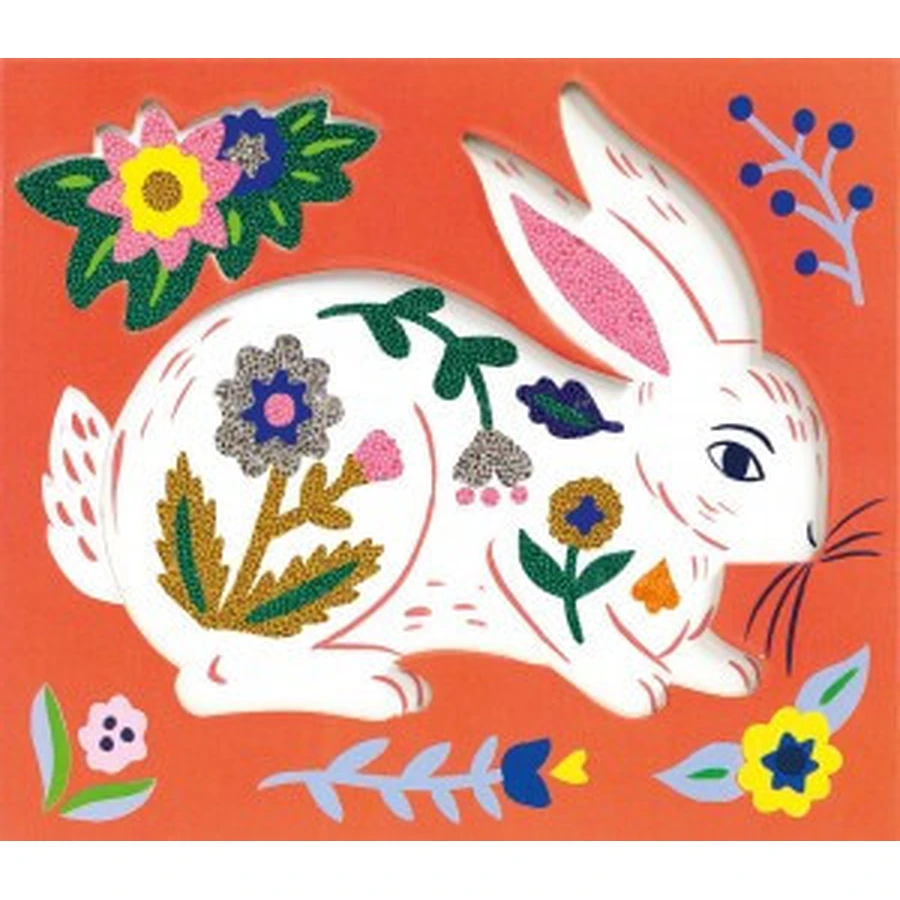 Set creativo con cuentas, animales y flores