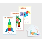 Set met uitdagingskaarten voor magnetische bouwsets