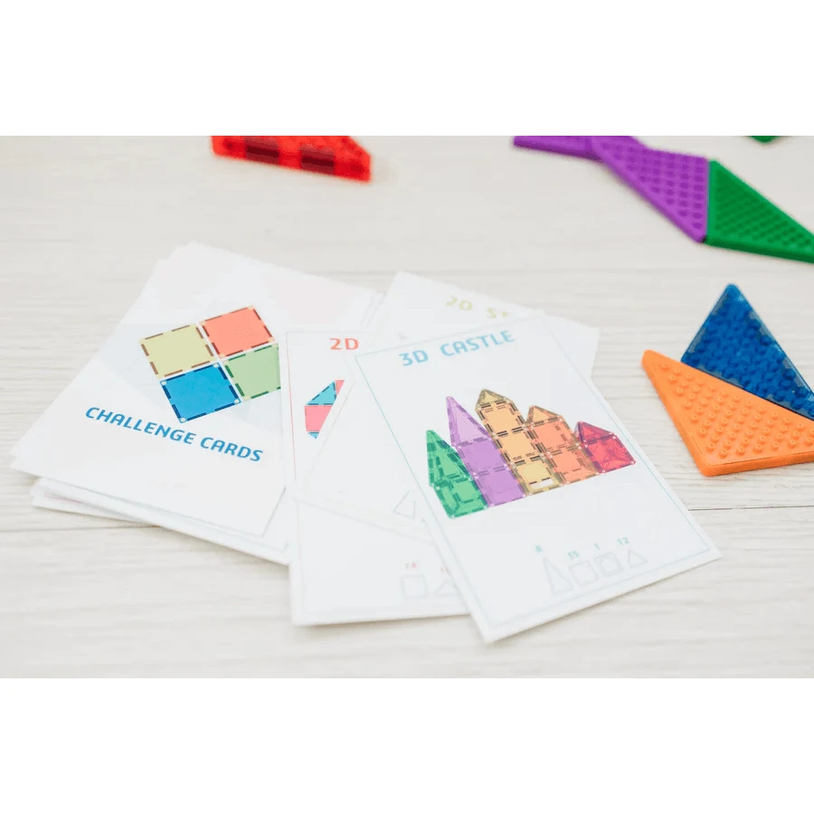 Set met uitdagingskaarten voor magnetische bouwsets