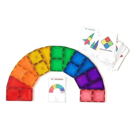 Set met uitdagingskaarten voor magnetische bouwsets