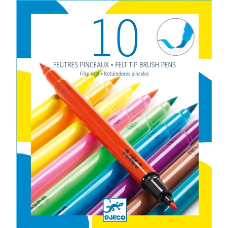 Djeco brush crayons, pop colors