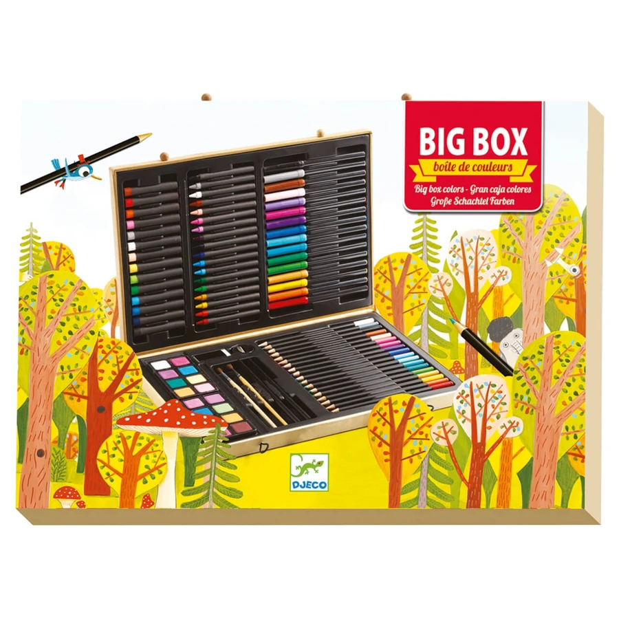 Caja grande de colores Djeco