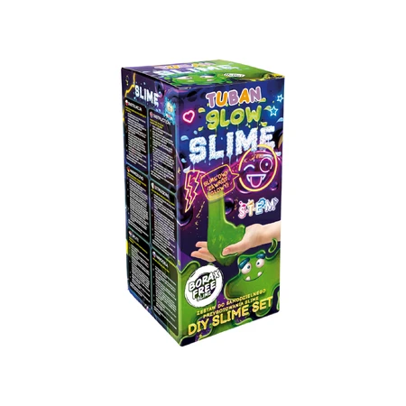 Juego de experimentos DIY SLIME - GLOW IN THE DARK