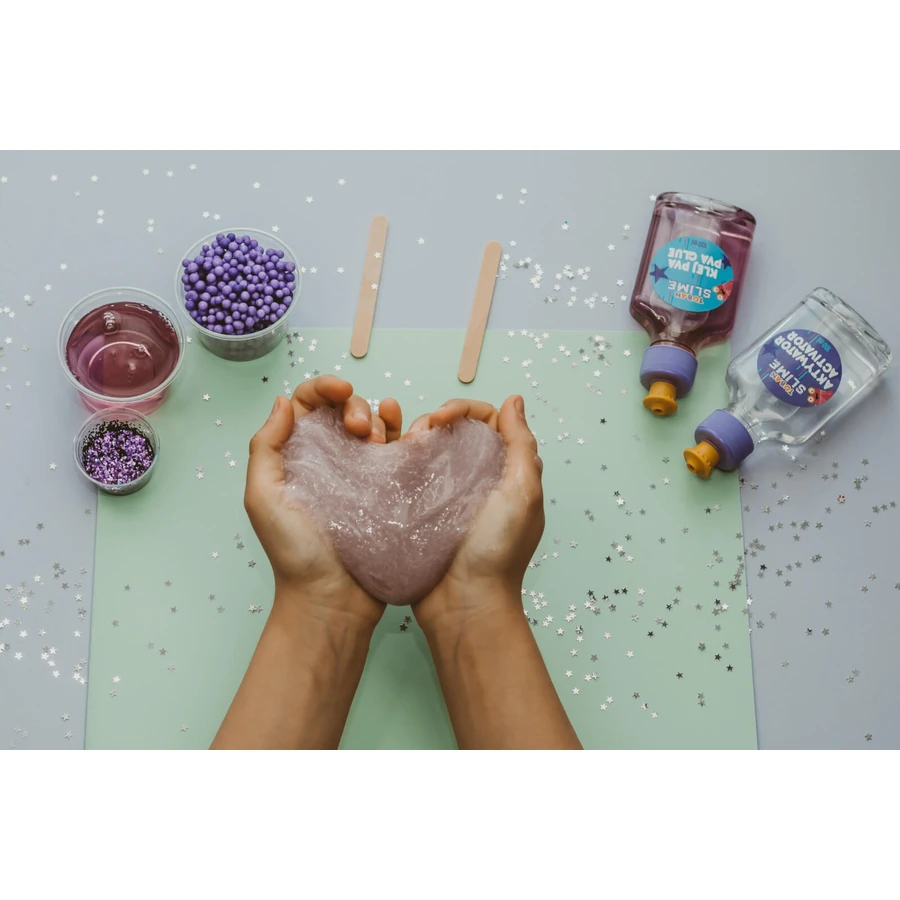 Juego de experimentos DIY SLIME - GLOW IN THE DARK