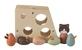 Juego de apilar queso, gato y ratón