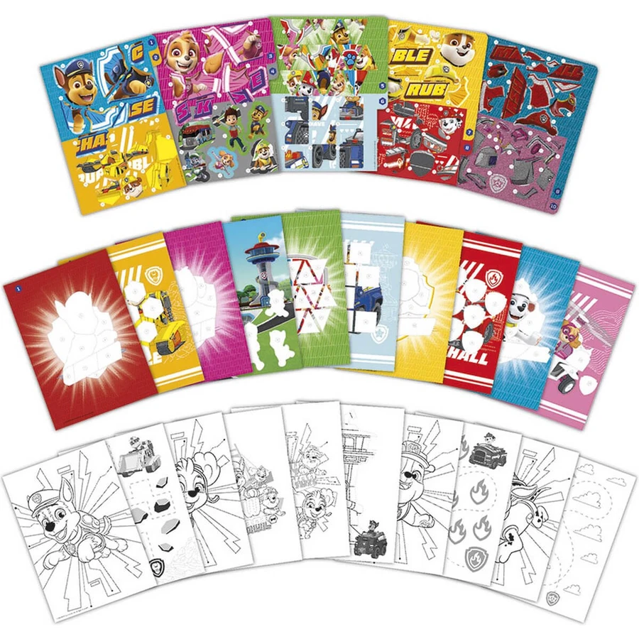 Set creativo con pegatinas, números adhesivos, Paw Patrol