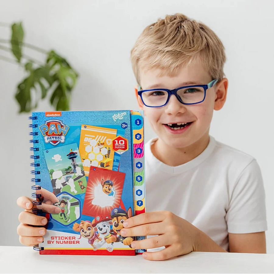 Set creativo con pegatinas, números adhesivos, Paw Patrol