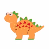 Wooden dinosaur puzzle - Diplodocus, Orange Tree Toys