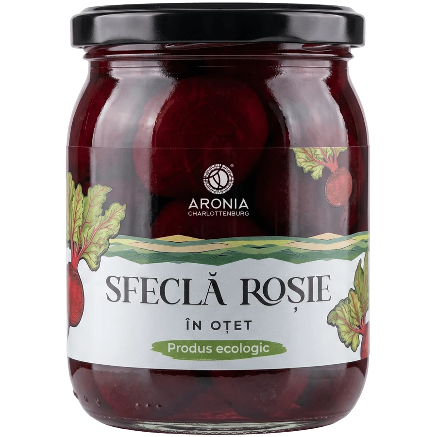 Rode biet in azijn, 100% natuurlijk en biologisch op 520g