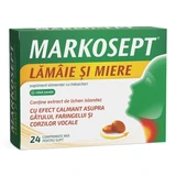 Markosept mit Zitronen- und Honiggeschmack, 24 weiche Tabletten zum Lutschen, Fiterman Pharma
