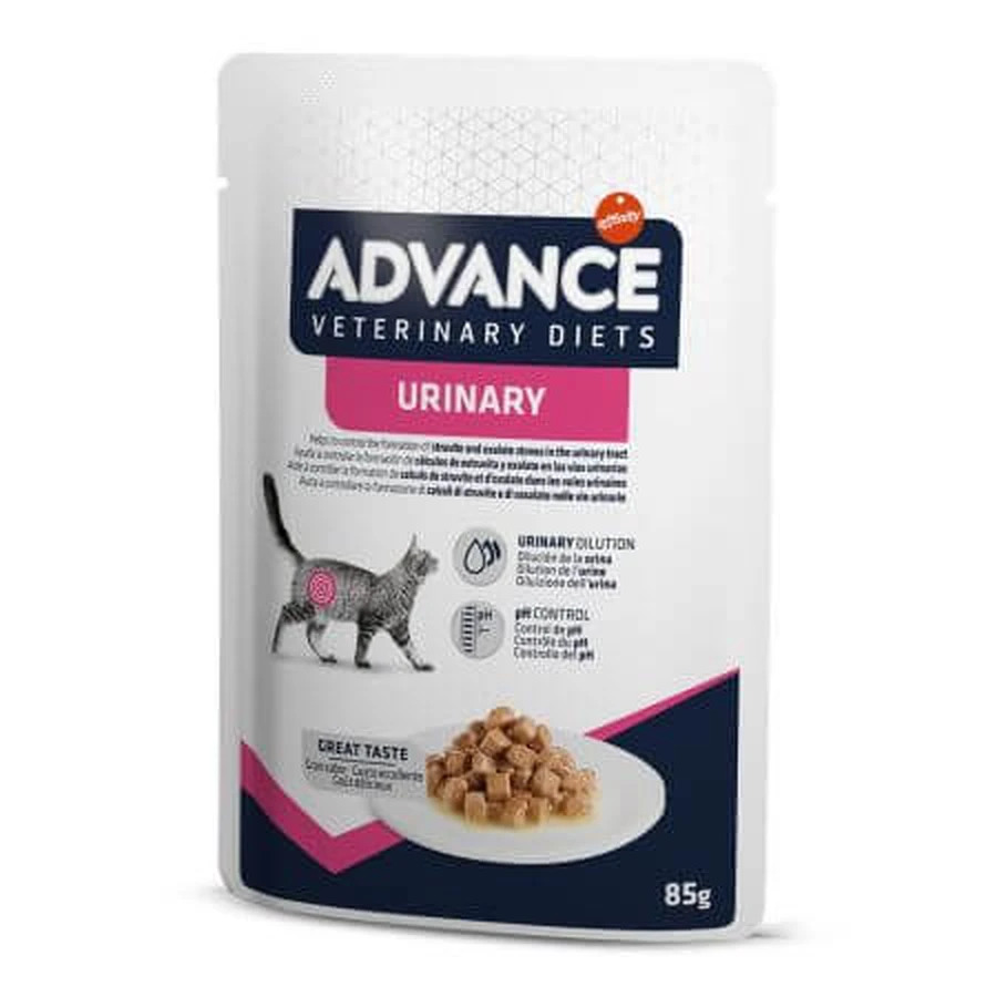 Urinary wet cat food for cats, 85 g, Advance Veterinary Diets