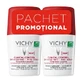 Clinical Control Antiperspirant Roll-on Deodorant 96H, 50 ml + 50 ml, Vichy