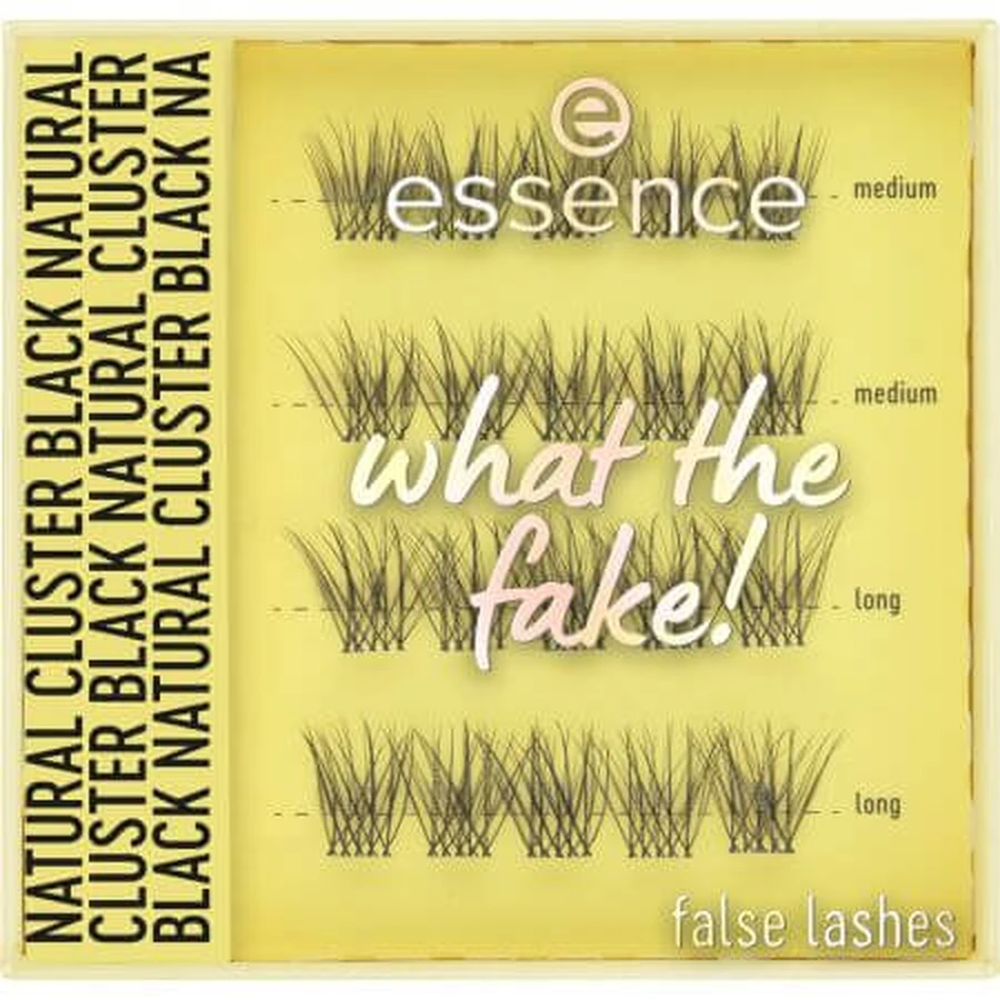 Faux cils Gene Natural Cluster Black 06, qu'est-ce que c'est que ce faux ! Faux cils, Essence